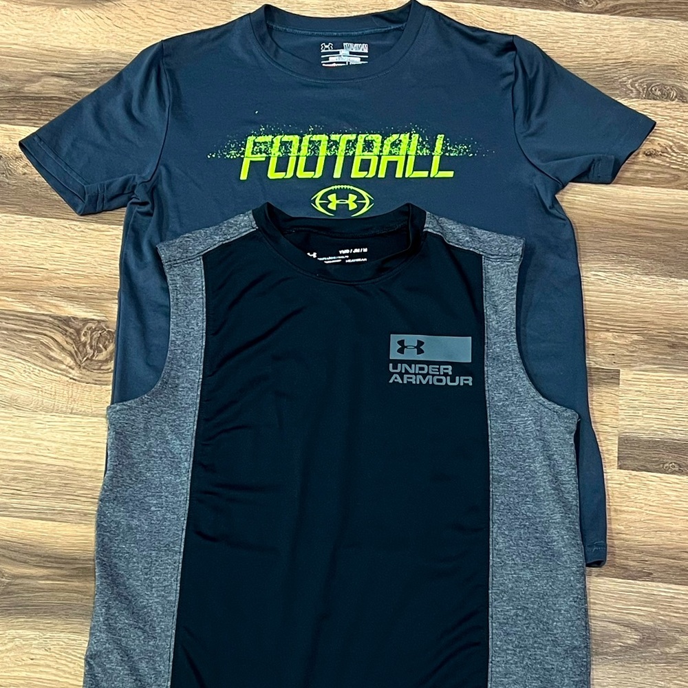 2 Under Amour Shirts Youth Medium